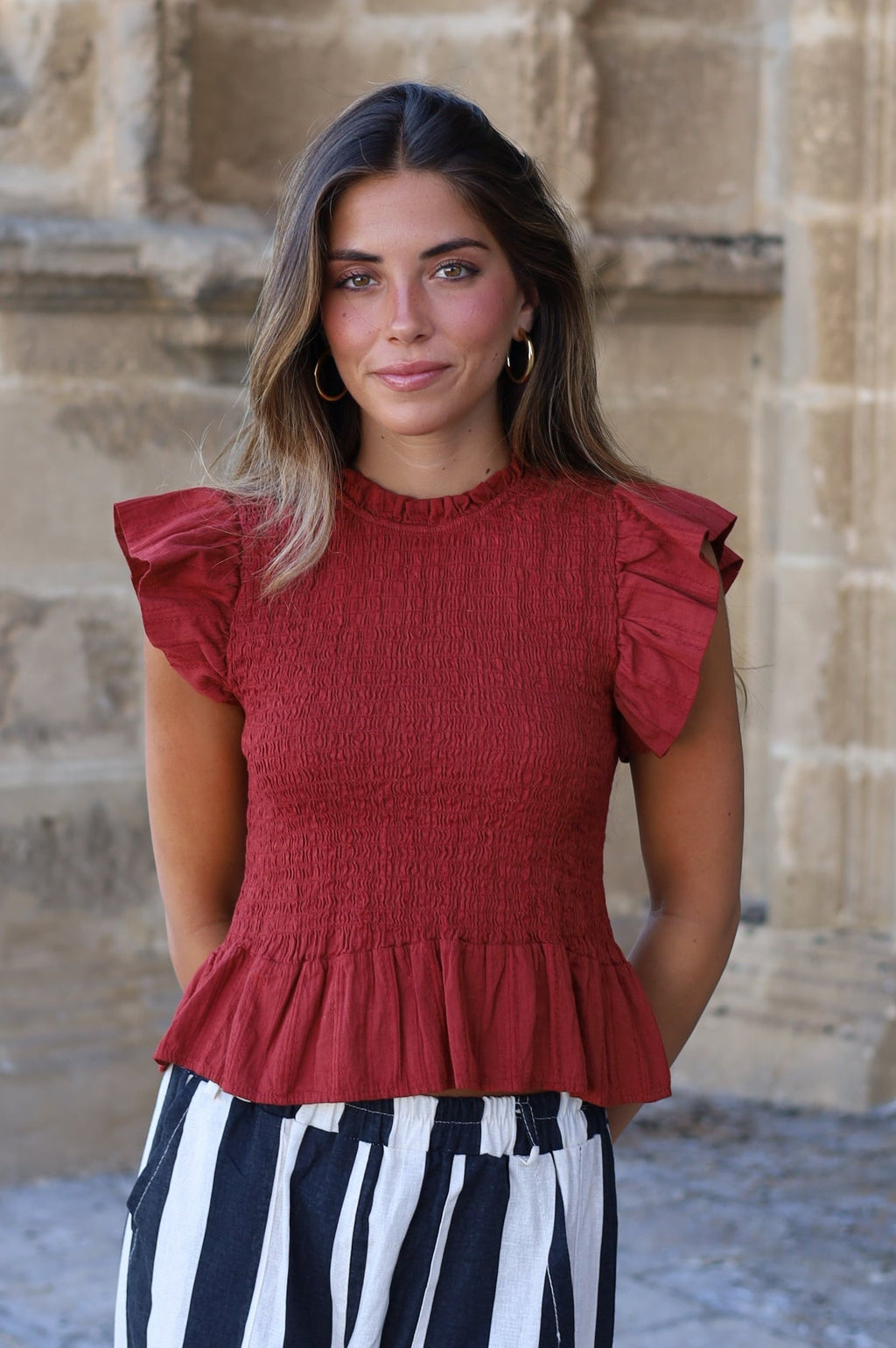 BLUSA NIDO FEZ TEJA