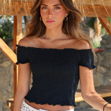 TOP NIDO BARCO NEGRO