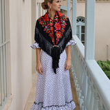 TRAJE DE FLAMENCA TERESA BLANCO