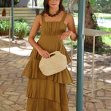 VESTIDO CARTAGENA OLIVA