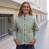 CHAQUETA ACOLCHADA VERDE