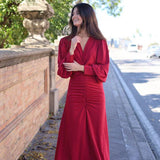 VESTIDO ANDREA ROJO