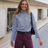 CAMISETA RAYAS GRIS