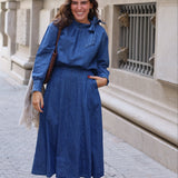 FALDA VAQUERA COSTURAS