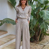 PANTALON LINO RAYAS