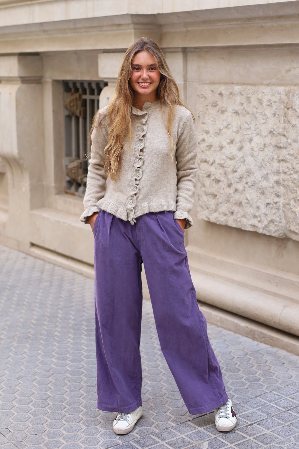 PANTALÓN MICROPANA MORADO