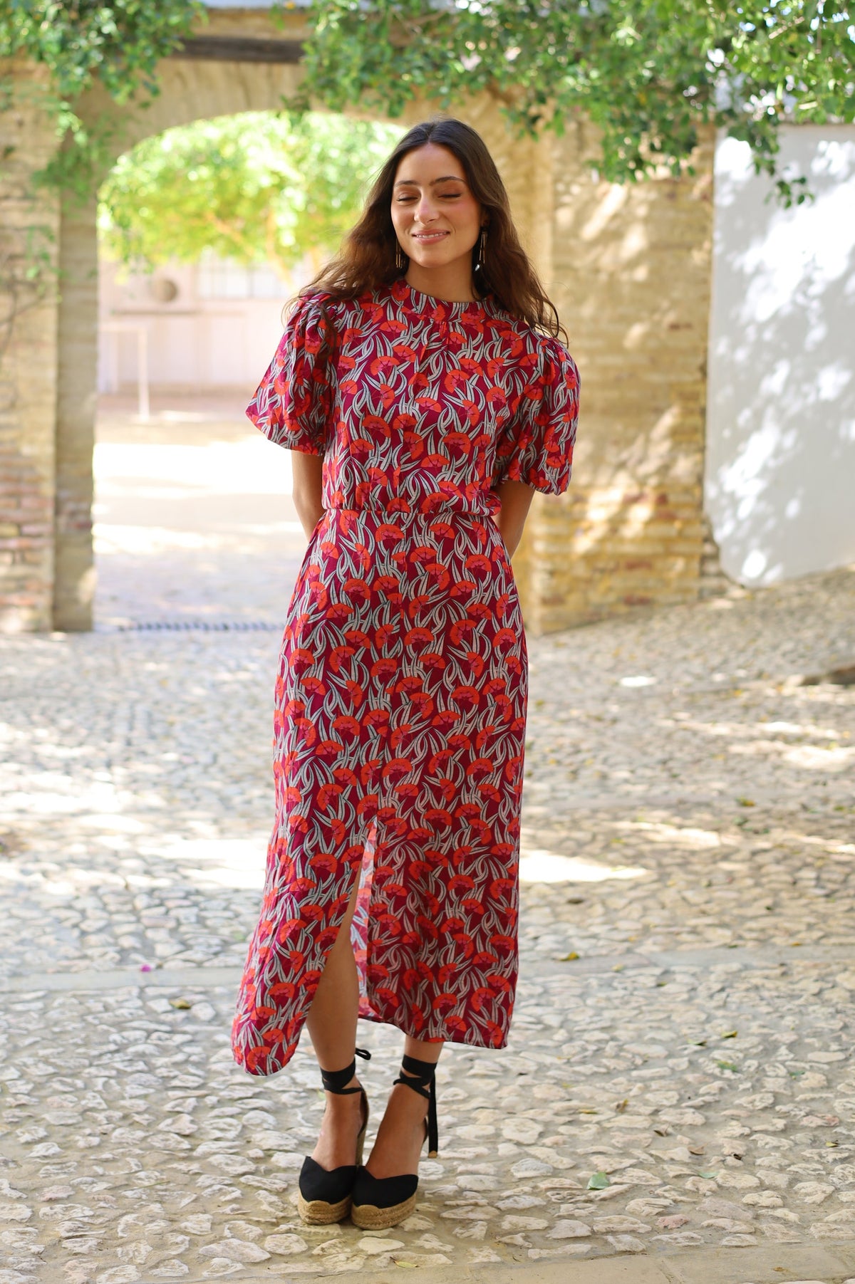 VESTIDO SEVILLA ROJO