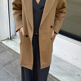 ABRIGO DOBLE PAÑO TOSTADO