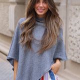 PONCHO MARTA GRIS