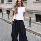 PANTALON BOMBACHO LISO ANTRACITA