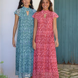 VESTIDO TUL LAZO ROSA