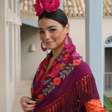 PENDIENTES REMEDIOS GRANDES MORADOS