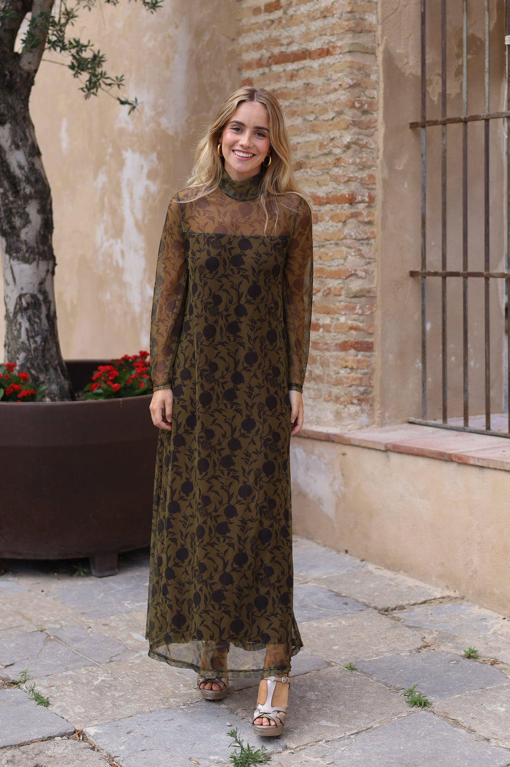 VESTIDO ALHAMBRA TUL VERDE