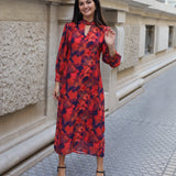 VESTIDO CAMPANA NARANJA