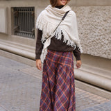 PONCHO FLECOS CRUDO