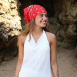 PAÑUELO PAISLEY ROJO