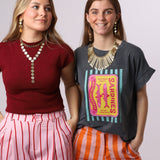 CAMISETA SARDINES GRIS