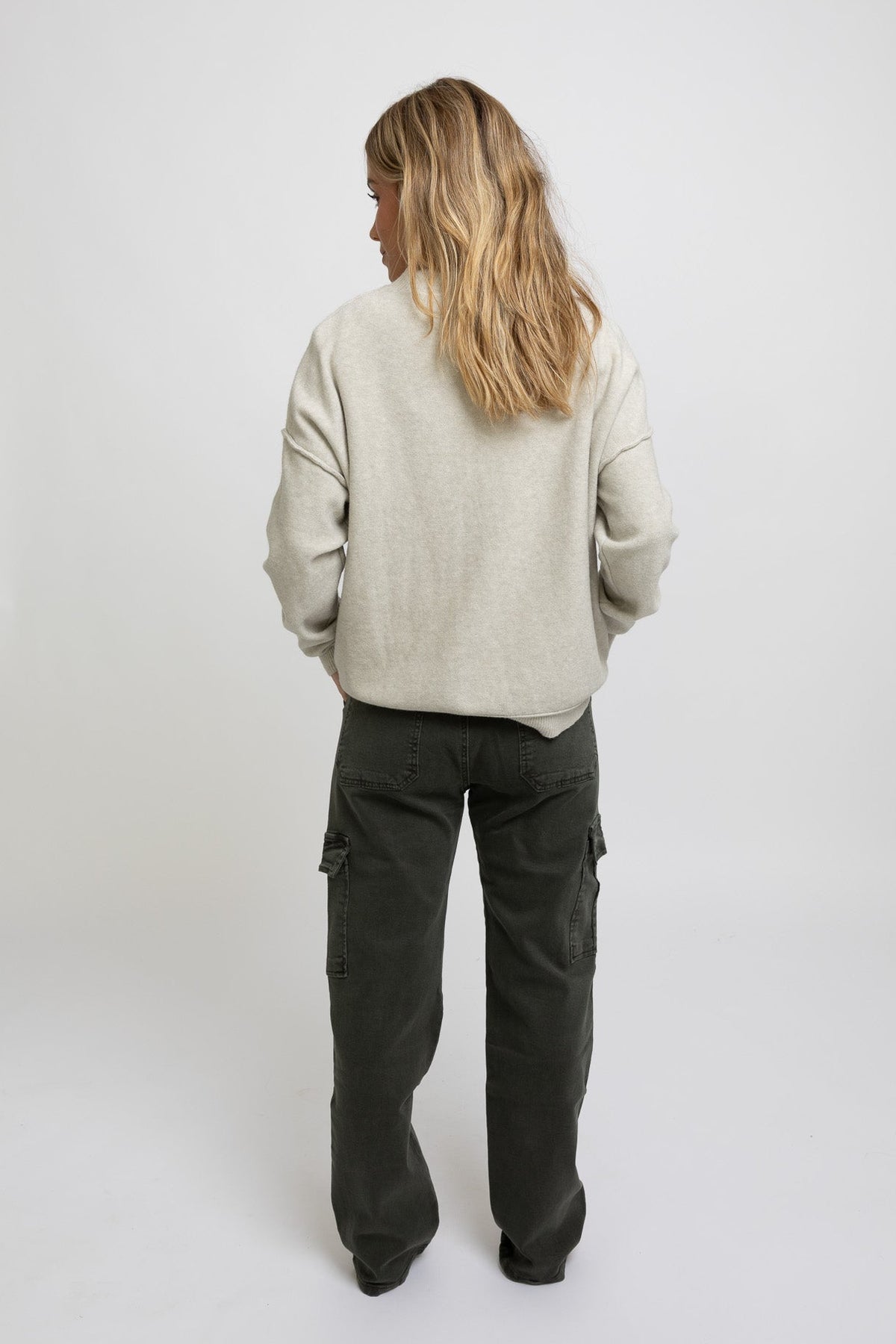 PANTALON CARGO VERDE OSCURO