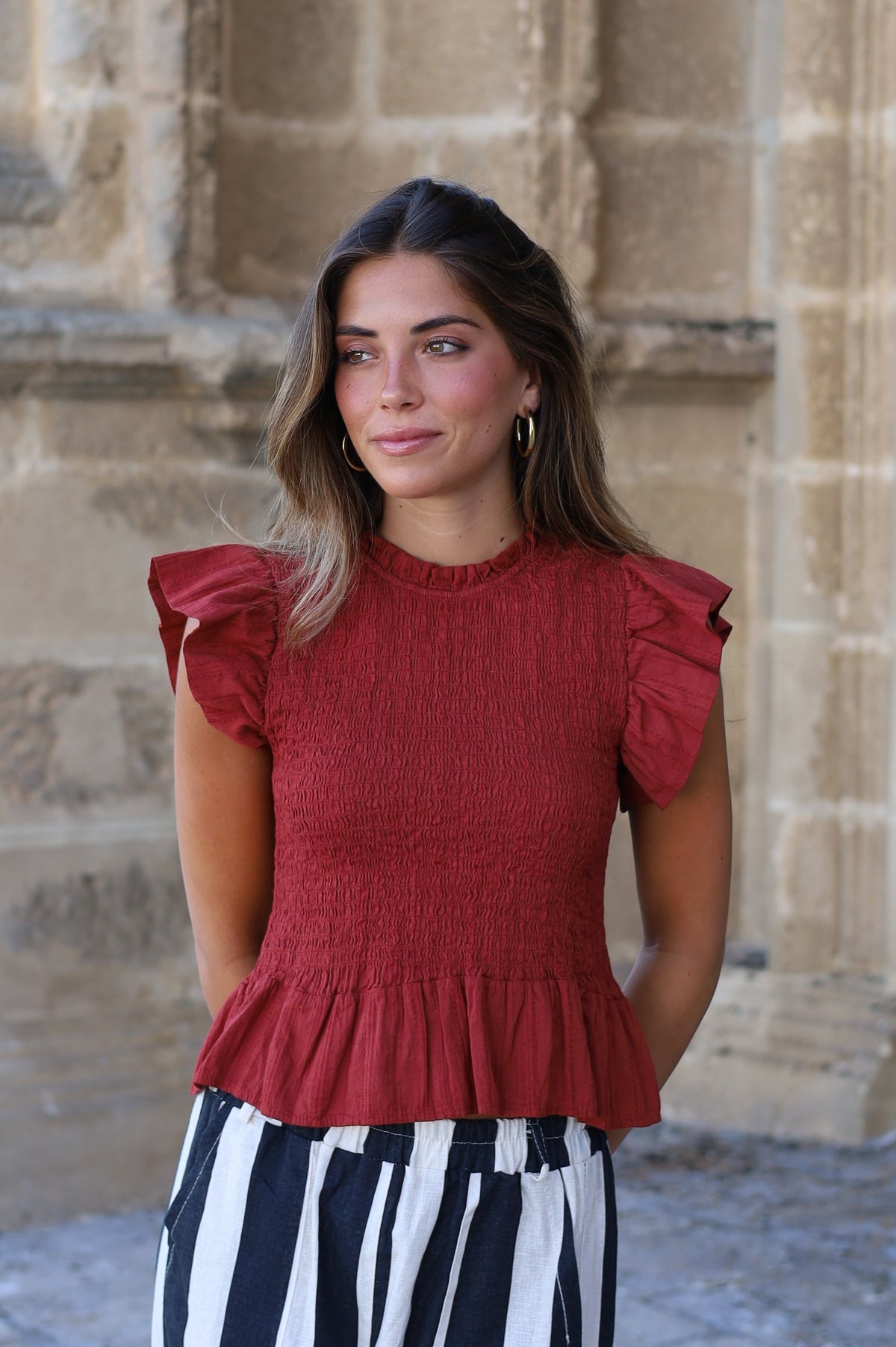 BLUSA NIDO FEZ TEJA
