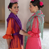 MANTÓN PILAS MORADO