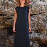 VESTIDO TACHUELAS NEGRO