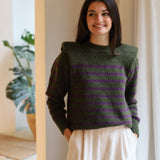 JERSEY HOMBRERAS RAYAS MORADAS