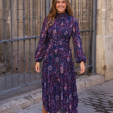 VESTIDO PAPIRO MORADO