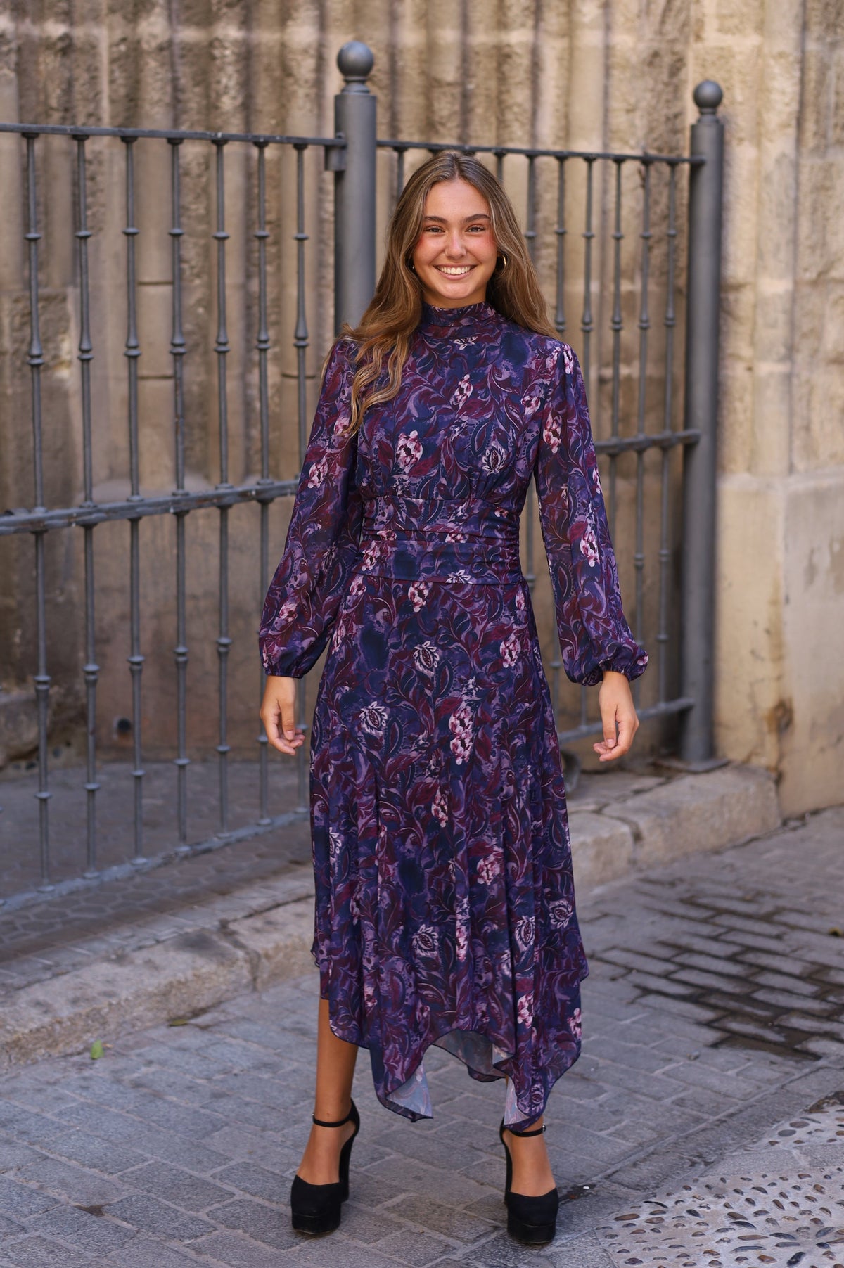 VESTIDO PAPIRO MORADO