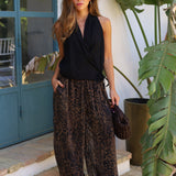 PANTALON GASA ANIMAL PRINT