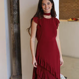 VESTIDO NOELIA BURDEOS