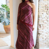 FALDA ASIMETRICA ROSA