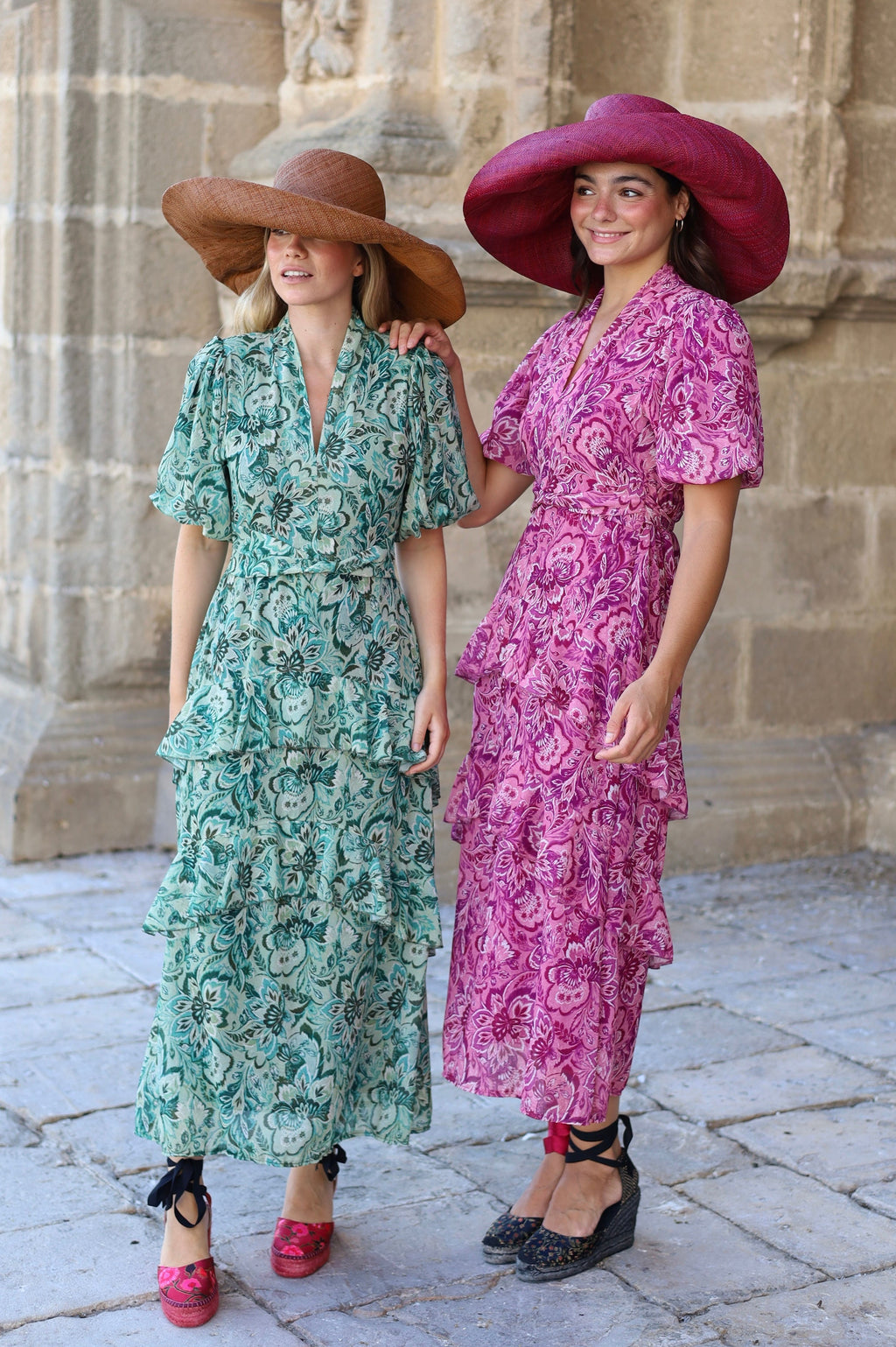VESTIDO REGINA GASA VERDE