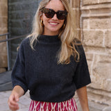 TOP PUNTO PAOLA ANTRACITA