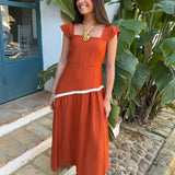 VESTIDO ADE FLECOS CALDERO