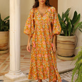 VESTIDO HIDRA MOSTAZA