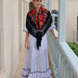 TRAJE DE FLAMENCA TERESA BLANCO