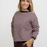 JERSEY RAYAS ROSA Y MARRON
