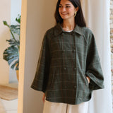 CAPA CUADROS VERDE OSCURO