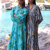 VESTIDO MENORCA INDIO TURQUESA