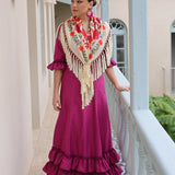 TRAJE DE FLAMENCA TERESA BUGANVILLA