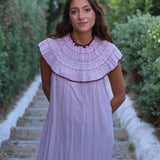 VESTIDO LETICIA MALVA