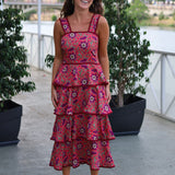 VESTIDO LIRIO FRESA