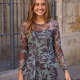 VESTIDO TUL CAROLINA VERDE