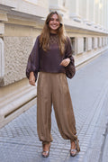 PANTALÓN SATINADO LAZO
