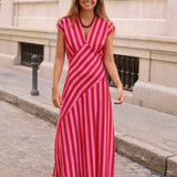 VESTIDO PAULA FUCSIA