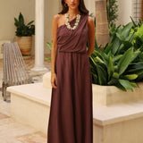 VESTIDO BERTA BERENEJENA
