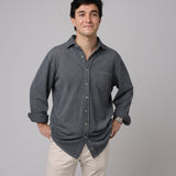 POLERA HOMBRE GRIS