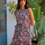 VESTIDO VEJER LUREX VERDE