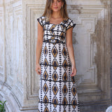 VESTIDO LAGOS MOSTAZA
