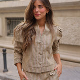 CHAQUETA HABANA CAMEL